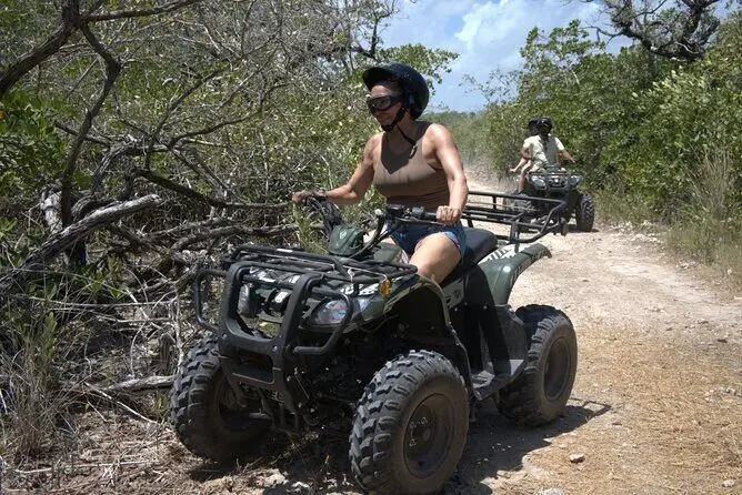 Guided ATV adventure through Isla Blanca trails